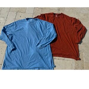 2 Duluth‎ Trading Longtail 3XL long sleeve shirts cotton